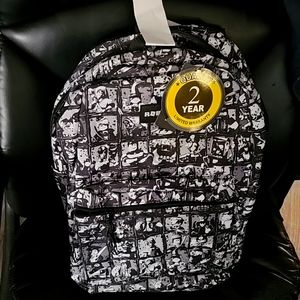 Licensed ROBLOX Black White Character Print Gaming Backpack Laptop Bag
